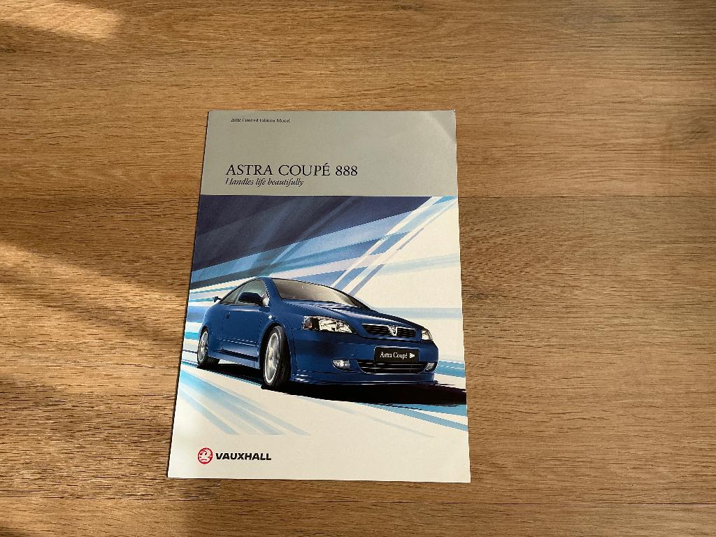 Vauxhall Astra Coupè 888 2001, Ophalen of Verzenden