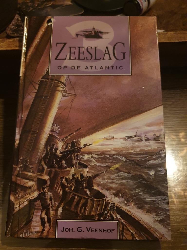 Zeeslag op de Atlantic - Joh. G. Veenhof, Boeken, Ophalen of Verzenden