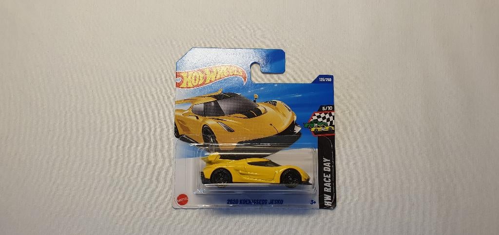 Hot wheels Koenigsegg Jesko Yellow, Ophalen of Verzenden, Nieuw, Auto