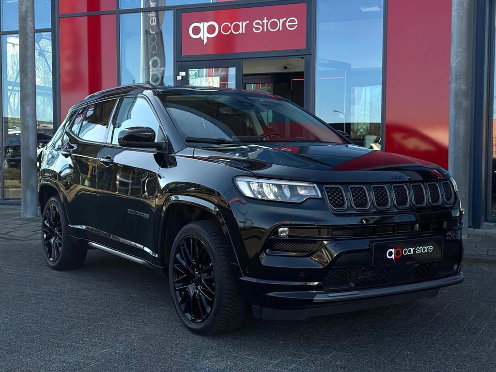 Jeep COMPASS 4xe 240 Plug-in Hybrid Electric S | Camera | Le, Automaat, 4 cilinders, Zwart, Vierwielaandrijving