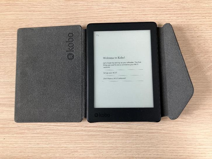 Kobo Aura Edition 2 met beschermhoes, Computers en Software, E-readers, Zo goed als nieuw, 6 inch of minder, 4 GB of minder, Touchscreen