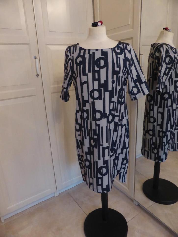 Casual jurk Expresso maat 38, Kleding | Dames, Jurken, Zo goed als nieuw, Maat 38/40 (M), Blauw, Knielengte, Ophalen of Verzenden