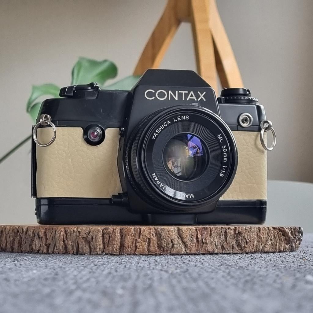 Contax 137MD - SLR filmcamera - GETEST, Audio, Tv en Foto, Fotocamera's Analoog, Ophalen of Verzenden, Compact, Overige Merken