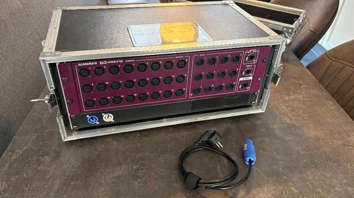 A&H AR2412 en AB168 Stageblok, Muziek en Instrumenten, Mengpanelen, Gebruikt, 20 kanalen of meer, Microfooningang, Ophalen