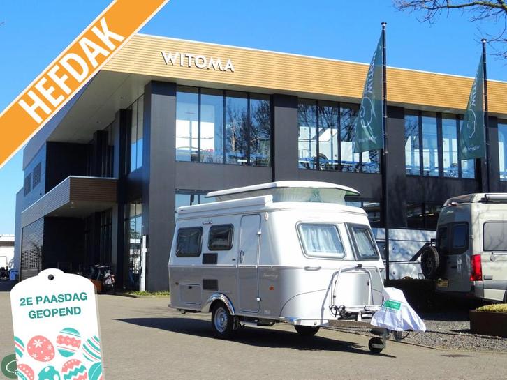 Eriba Touring 430 Dit voorjaar op vakantie!, Caravans en Kamperen, Caravans, Bedrijf, tot en met 3, 750 - 1000 kg, Kleine zit