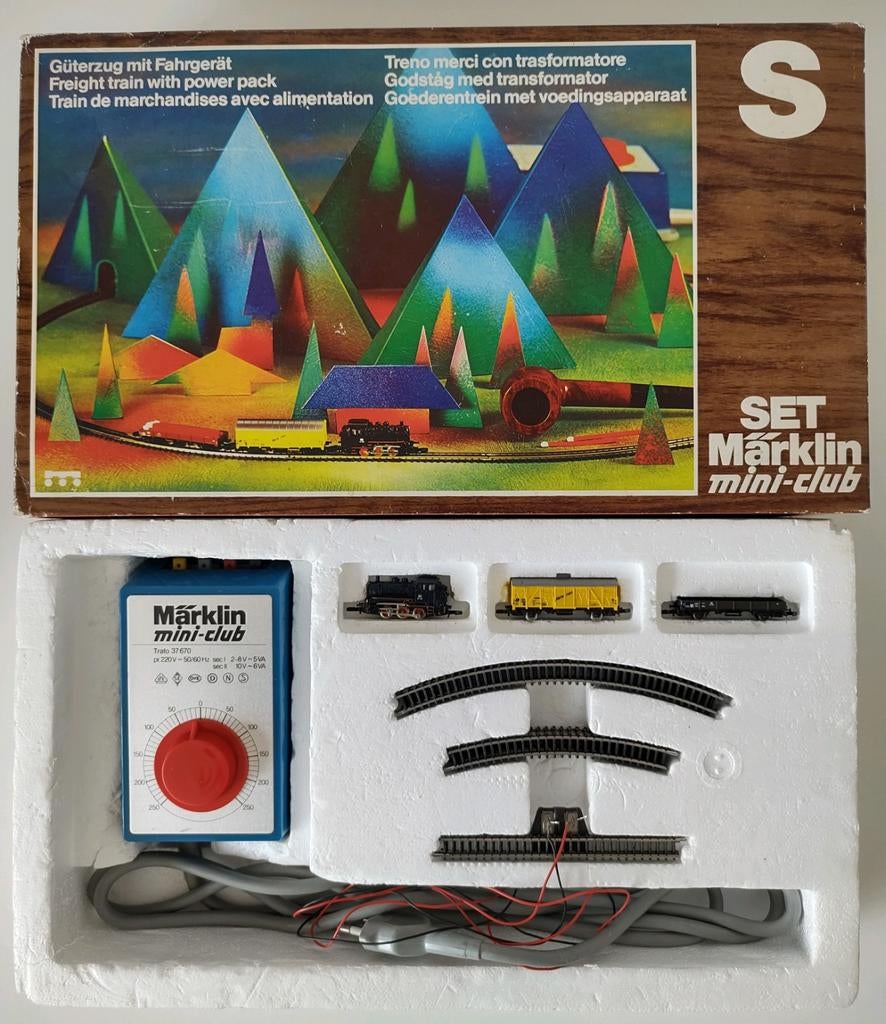 MÄRKLIN Z mini-club 8909 startset S met locomotief BR 89, Hobby en Vrije tijd, Gelijkstroom, Ophalen of Verzenden, Analoog, Märklin