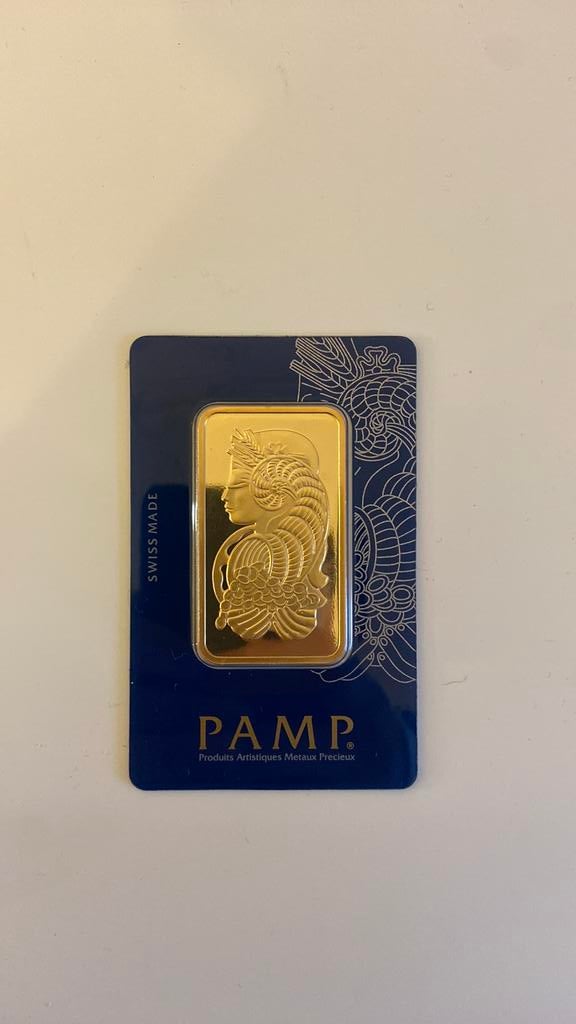 50 gram PAMP goudbaar, Ophalen, Goud