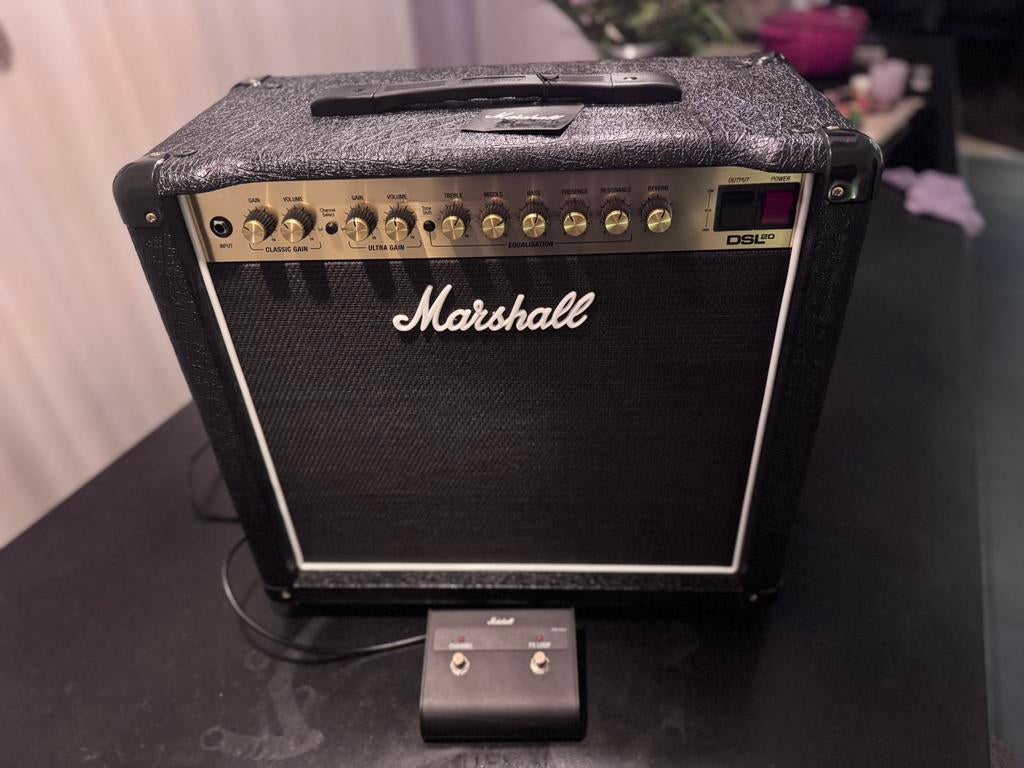 Marshall DSL 20CR gitaarversterker te koop, Ophalen, Zo goed als nieuw, Minder dan 50 watt