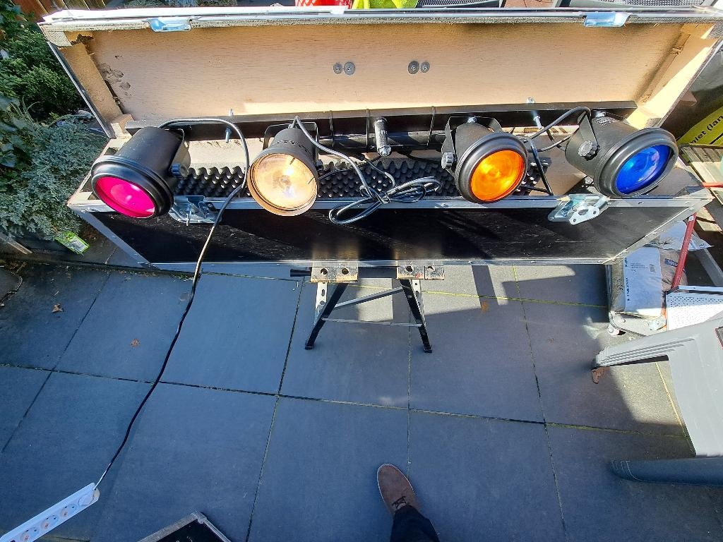 Par 36 spots, Ophalen, Gebruikt, Licht, Kleur