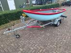 Stabiele vis-, roei- en toerboot, Watersport en Boten, Roeiboten, Ophalen of Verzenden, Polyester