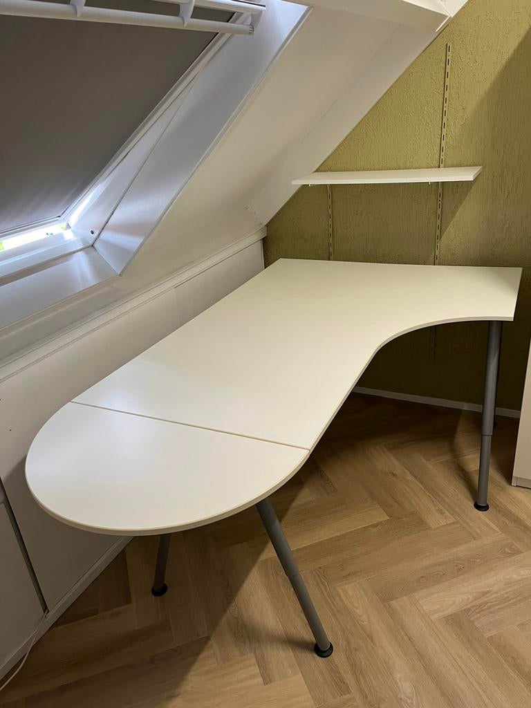 Bureautafel Ikea GALANT, Huis en Inrichting, Bureaus, Gebruikt, IKEA, In hoogte verstelbaar, Ophalen