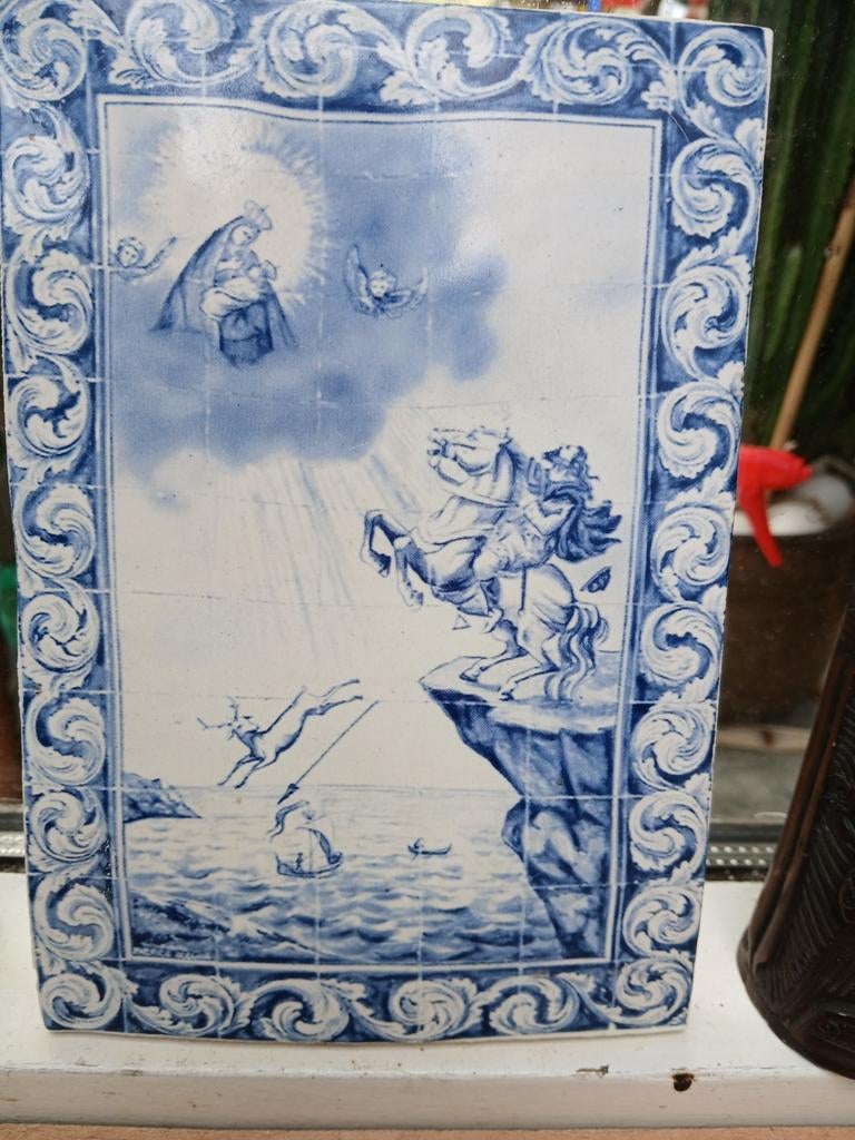 Bijzondere tegel., Antiek en Kunst, Verzenden