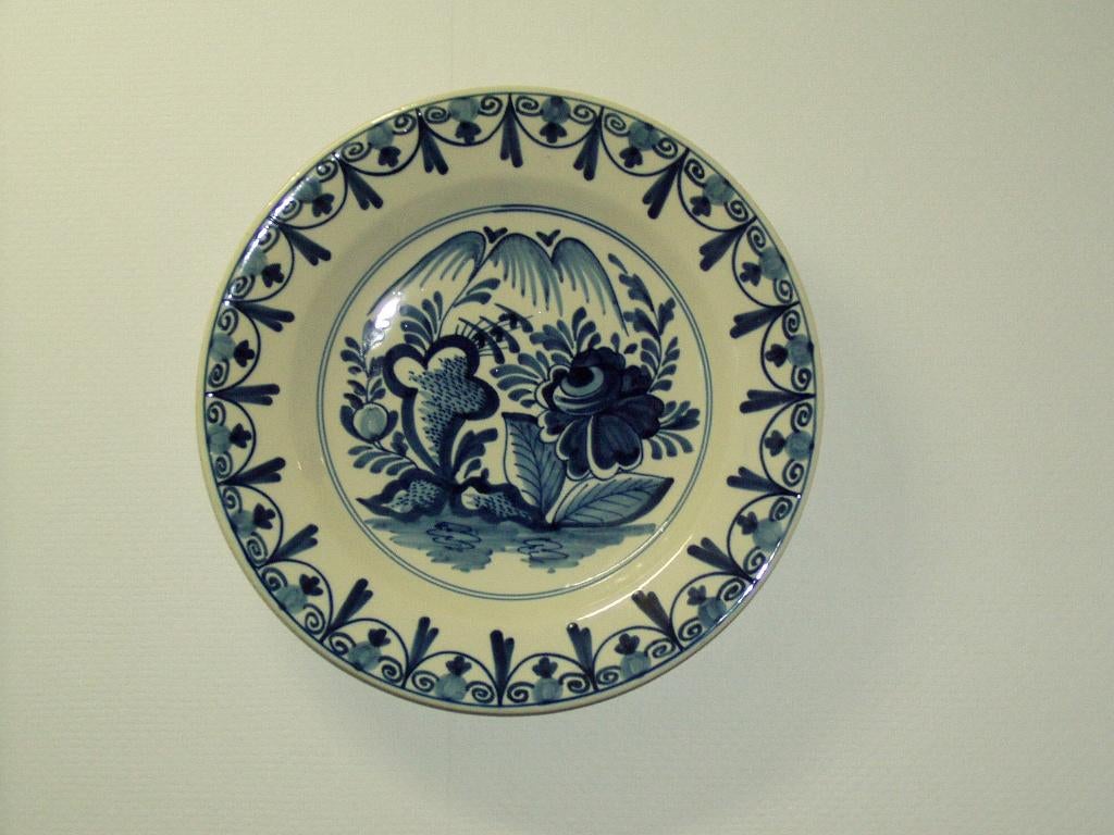 Wandborden Kaststel Delft + Kristallen Karaf + Kandelaars, Ophalen of Verzenden