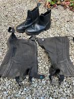 Paardrij laarzen/schoenen met chaps maat 38, Dieren en Toebehoren, Paardrijkleding, Ophalen of Verzenden, Gebruikt, Recreatie