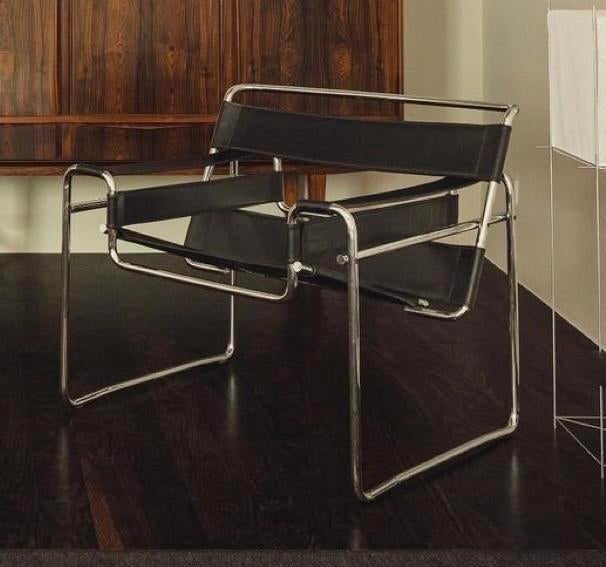 Wassily Stoel - Marcel Breuer, Ophalen, Gebruikt, Zwart, Leer