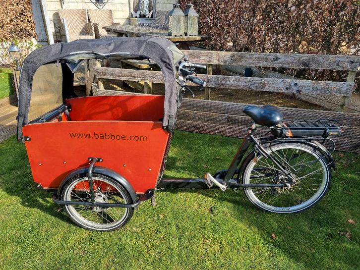 babboe big elektrische bakfiets, Fietsen en Brommers, Fietsen | Bakfietsen, Gebruikt, Overige merken, 4 kinderen of meer, Elektrisch