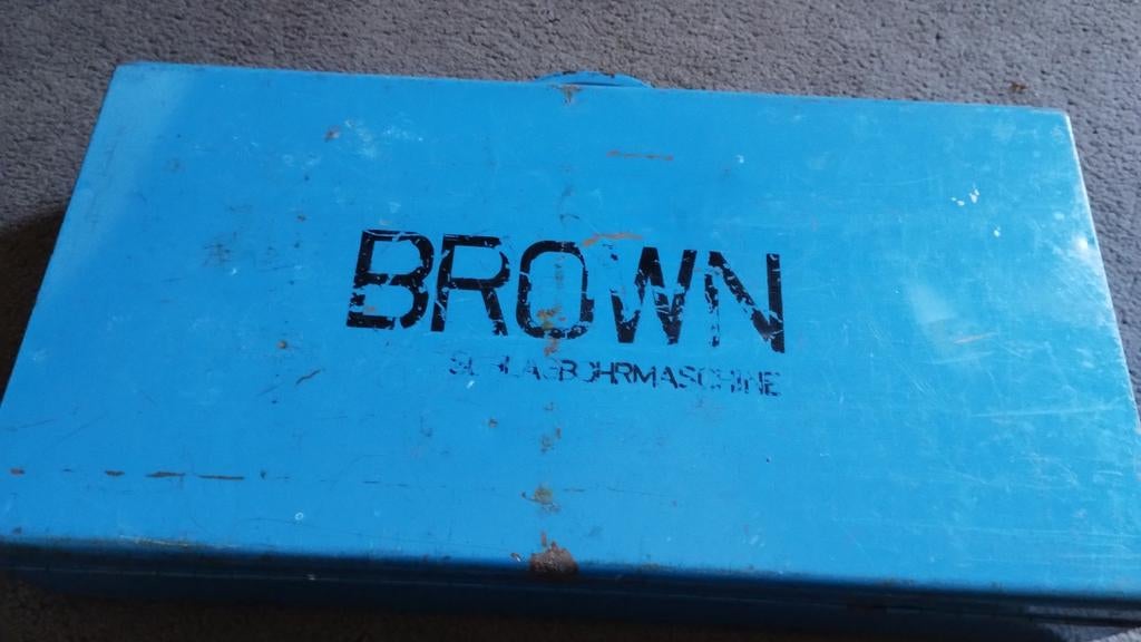 Brown, Ophalen, Gebruikt, Boormachine