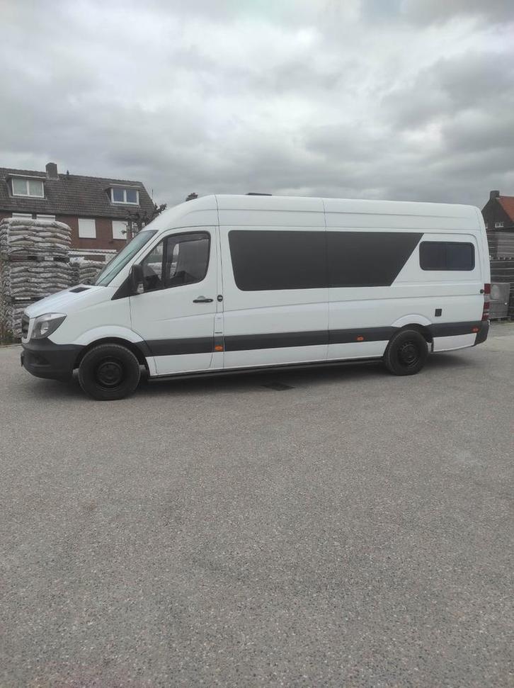 Mercedes Sprinter automaat bj 2014 camper  vast lengte bed, Caravans en Kamperen, Campers, Particulier, tot en met 2, Buscamper of Camperbus