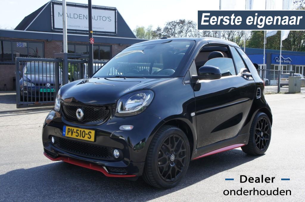 Smart FORTWO 1.0 T 90PK BRABUS Nightrunner LEDER/NAVI/CRUISE, Auto's, Smart, Automaat, 898 cc, Achterwielaandrijving, Gebruikt