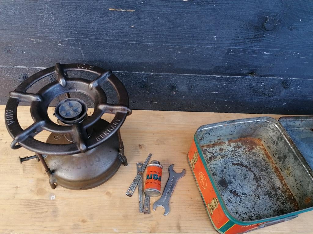 Aida petroleum kooktoestel, Ophalen