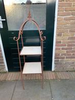 Decoratieve etagère van ijzer voor buiten - H 120 cm, Tuin en Terras, Ophalen of Verzenden, Gebruikt