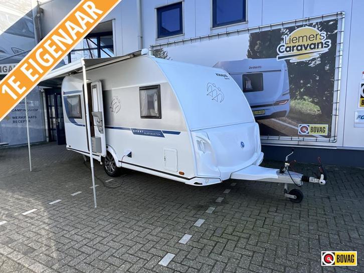 Knaus Sport Silver Selection 450 FU MOVER-VOORTENT-LUIFEL, Caravans en Kamperen, Caravans, Bedrijf, tot en met 4, 1000 - 1250 kg