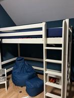 Witte hoogslaper 200x90, 175cm hoog, Ophalen, Gebruikt, Hoogslaper