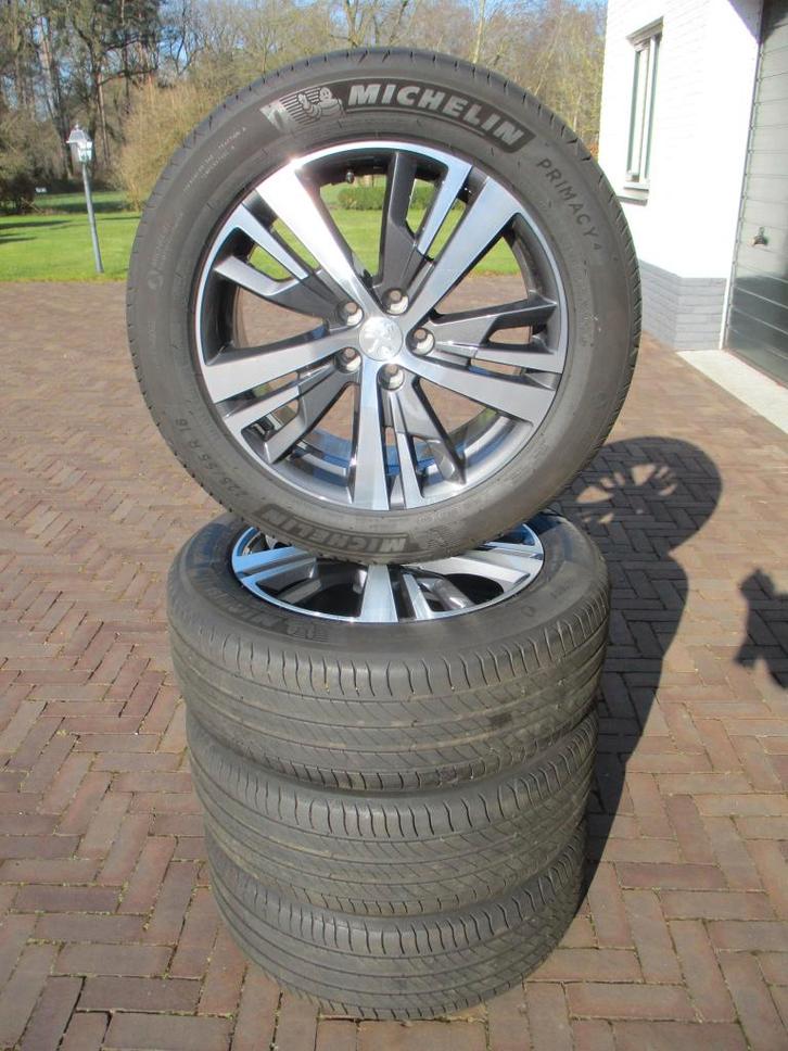 Originele Peugeot 3008 5008 18 inch velgen NIEUWSTAAT, Auto-onderdelen, Banden en Velgen, Banden en Velgen, Zomerbanden, 18 inch