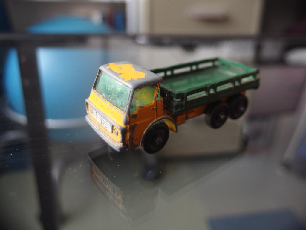 Matchbox Stake Truck/vrachtwagen no 4 (1968-69), Ophalen of Verzenden, Gebruikt, Bus of Vrachtwagen