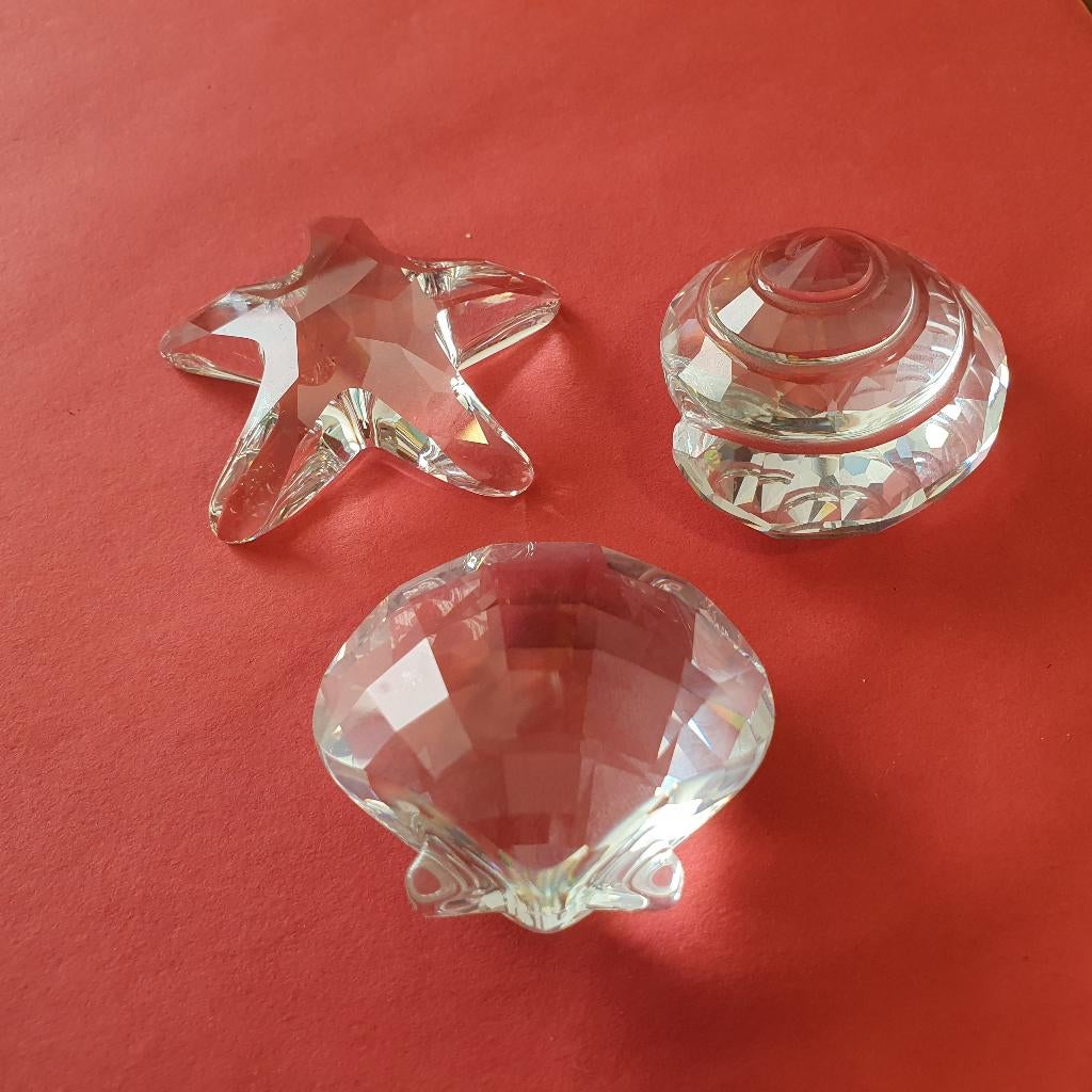 Swarovski zee schelp, St Jacobschelp en tolhoornschelp, Ophalen, Zo goed als nieuw, Figuurtje