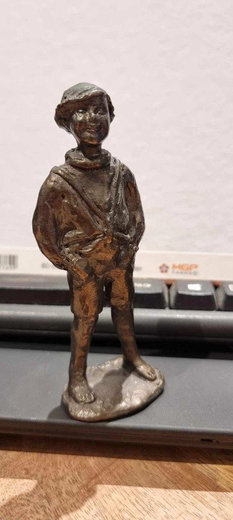 Bronzen beeldje "Binkie" van Corry Ammerlaan, Antiek en Kunst, Antiek | Koper en Brons, Brons, Ophalen