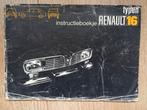 Renault 16 instructieboekje uit 1972, Boeken, Auto's | Folders en Tijdschriften, Verzenden, Gelezen, Renault