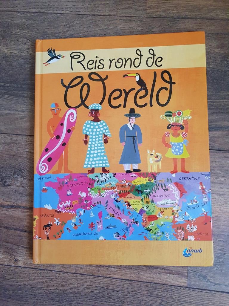 Reis rond de Wereld - Een kleurrijke kinderatlas, Ophalen of Verzenden, Zo goed als nieuw, 1800 tot 2000, Wereld