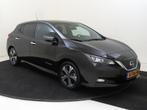 Nissan LEAF Tekna 40 kWh Two tone Fietsendragerhaak, Auto's, Gebruikt, 150 pk, Leder en Stof, Zwart