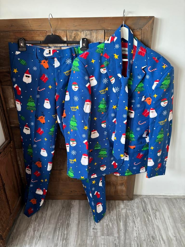 Blazer en pantalon voor kerst Opposuits maat XXL, Ophalen of Verzenden, Zo goed als nieuw, Overige maten