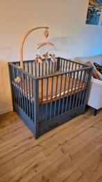 Europe baby Box Robin II met lade - antraciet, Kinderen en Baby's, Boxen, Ophalen, Gebruikt, Boxkleed