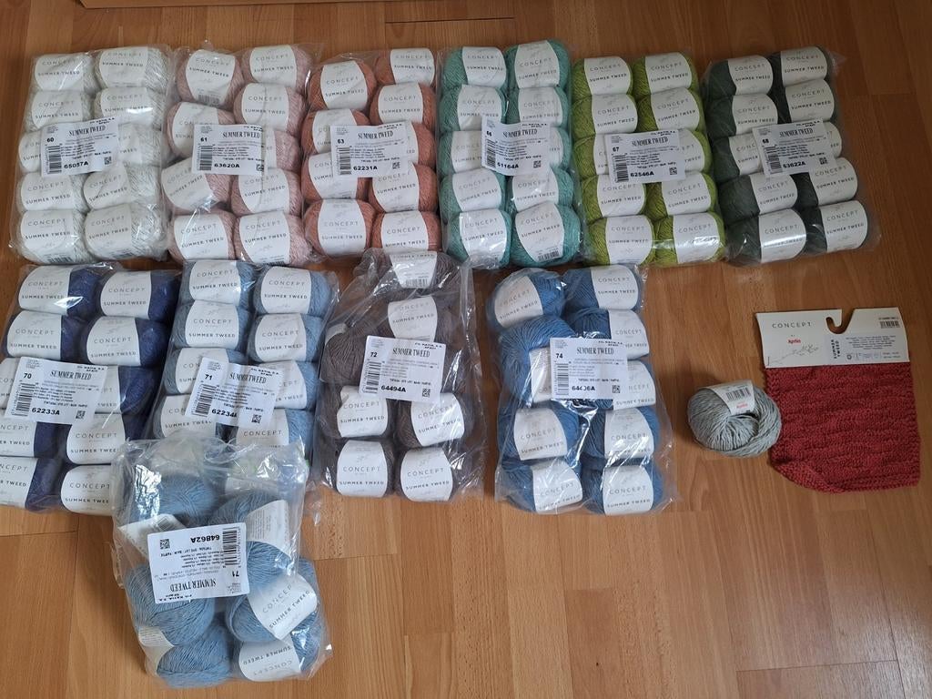 Katia Concept Summer Tweed, Hobby en Vrije tijd, Breien en Haken, Verzenden, Nieuw, Breien of Haken, Wol of Garen