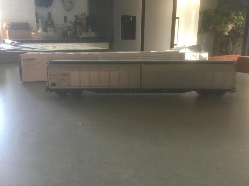Märklin H0 Habblins schuifwandwagen DSB 48054, Hobby en Vrije tijd, Wisselstroom, Wagon, Ophalen of Verzenden, Zo goed als nieuw