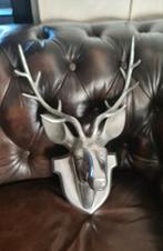 Hertenhoofd gewei aluminium/metaal, Ophalen of Verzenden, Minder dan 50 cm, Minder dan 50 cm