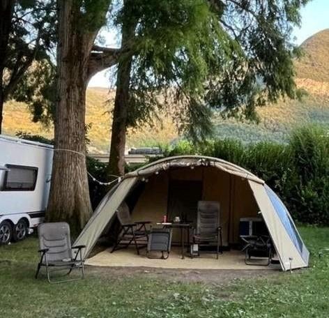 Falco Steenarend 5000, Caravans en Kamperen, Tenten, Ophalen, Gebruikt, Tot en met 4