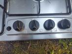 Gas kookplaat met elektrische ontsteking, Ophalen, Gebruikt, 4 kookzones, Inbouw
