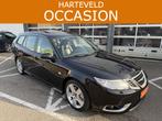 Saab 9-3 Sport Estate 2.8 T V6 Aero (bj 2007, automaat), Auto's, Saab, Automaat, 12 maanden, Gebruikt, Zwart