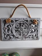 Brocant landelijk raam scherm (ornament), Ophalen of Verzenden