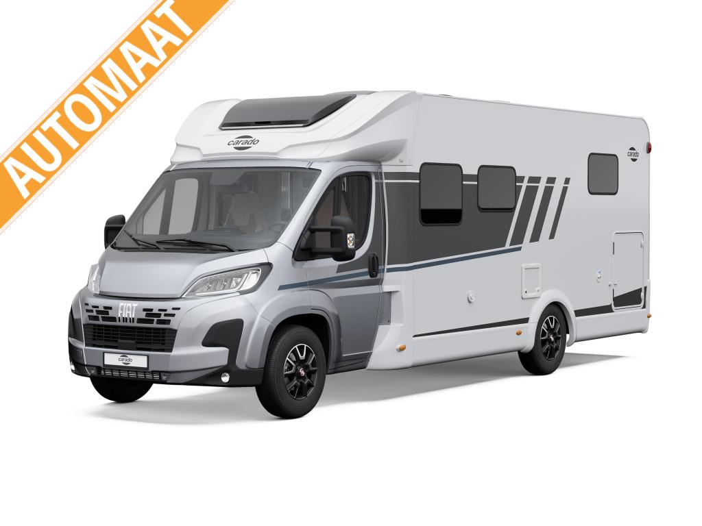 Carado T457 Lengtebedden / Automaat, Caravans en Kamperen, Campers, Bedrijf, tot en met 3, Half-integraal, Carado, Fiat, Diesel