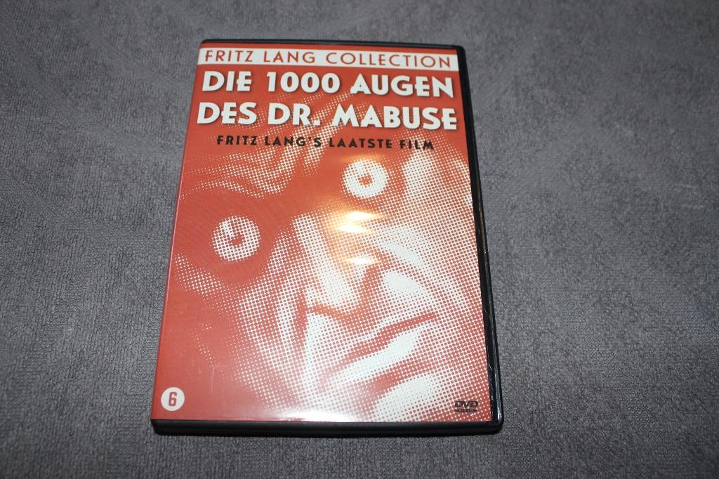 DVD Die 1000 augen des Dr Mabuse, Gebruikt, Ophalen of Verzenden, Thrillers en Misdaad, 1940 tot 1960