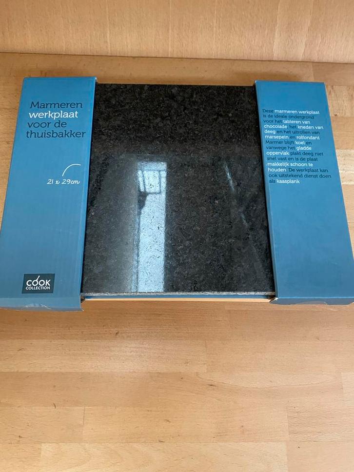 Marmeren werkplaat voor de thuisbakker - Cook Collection, Huis en Inrichting, Keuken | Keukenbenodigdheden, Nieuw, Ophalen
