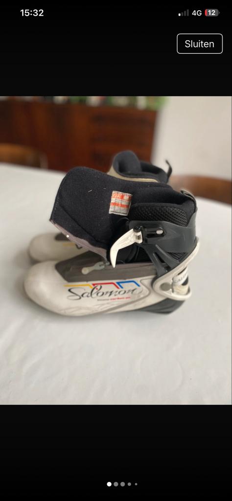 Maat 39 Salomon Vitane Carbon SK schaatsschoen -nette  staat, Overige merken, Klapschaats, Ophalen of Verzenden, Zo goed als nieuw
