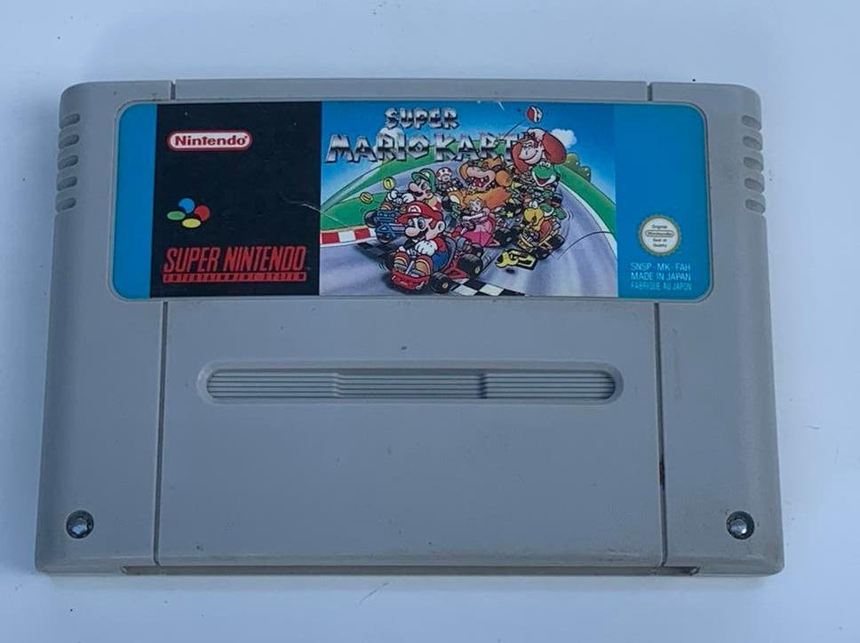 Super Mario Kart SNES - Klassieke Racegame, Gebruikt, Racen en Vliegen, 2 spelers, Eén computer