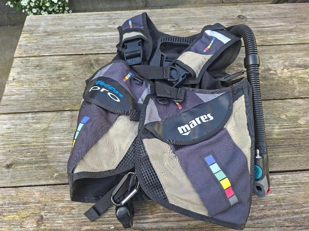 duikvest, Ophalen, Gebruikt, Trimvest of Wing