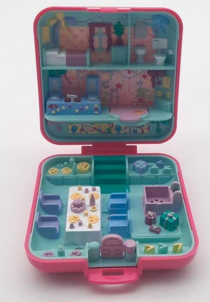 Vintage Polly Pocket Birthday Party Bluebird 1989, Ophalen of Verzenden, Gebruikt